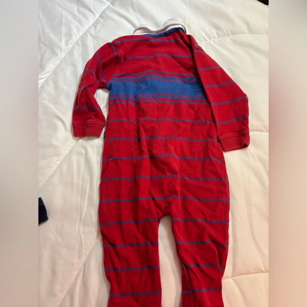Set of 2 OshKosh B'gosh Kids one piece pants and long sleeve collared outfits